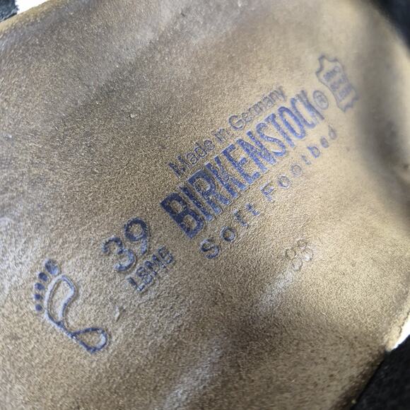 Birkenstock Salina Women's Sandals Black Pebbled Size US L 8 M 6 EU 39 - Picture 7 of 7